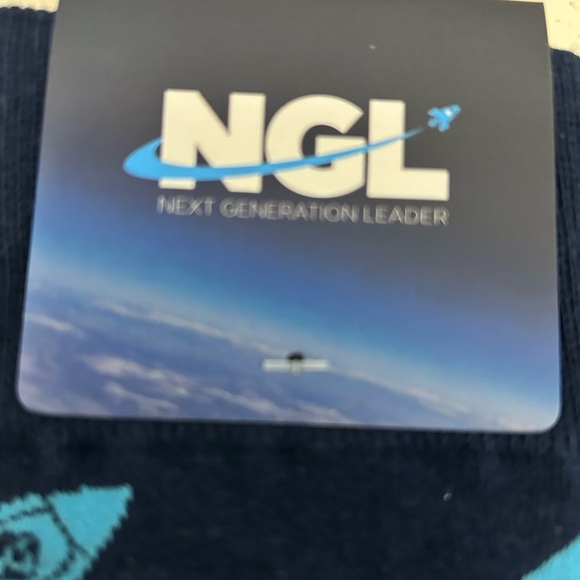 Men's Navy Blue Rocket Socks - Picture 3 of 3